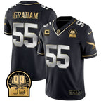 PHI Jerome Brown Retired Patch Gold & Kelly Jersey