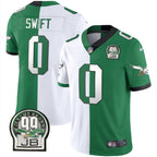 PHI Jerome Brown Retired Patch Gold & Kelly Jersey