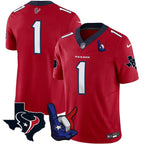 HT Hand Sign Throwing Up The H Vapor Jersey