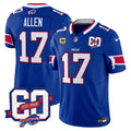 BUF 60th Anniversary Patch Vapor Limited Jersey