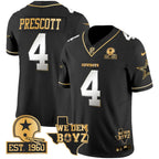 DAL Est. 1960 & We Dem Boyz Patch Gold Vapor Limited Jersey V2