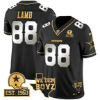 DAL Est. 1960 & We Dem Boyz Patch Gold Vapor Limited Jersey V2