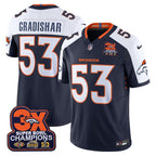 DEN 3-Time Champions Patch Vapor Limited Jersey