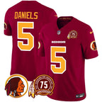 WR 75th Patch Throwback Vapor Limited Jersey
