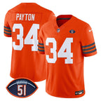 CB Dick Butkus Patch Throwback Vapor Limited Jersey