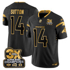 DB 3-Time Champions Patch Gold Vapor Limited Jersey