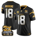 DB 3-Time Champions Patch Gold Vapor Limited Jersey