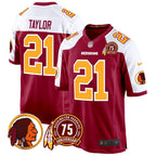 WR 75th Patch Throwback Game Jersey