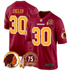 WR 75th Patch Throwback Game Jersey