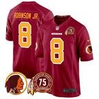 WR 75th Patch Throwback Game Jersey