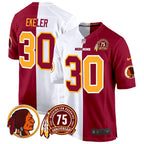 WR 75th Patch Throwback Game Jersey