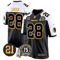 WR 75th & Sean Taylor Patch Gold Game Jersey