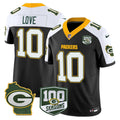 GB 100th Season & Home Patch Vapor Limited Jersey