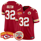 KC Super Back 2 Back Patch Vapor Limited Jersey