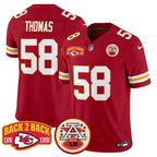 KC Super Back 2 Back Patch Vapor Limited Jersey