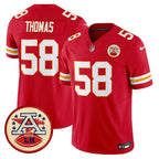 KC 2024 Lamar Hunt Patch Vapor Limited Jersey