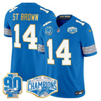 DET 2024 NFC North Division Champions Patch Gold Trim Vapor Limited Jersey
