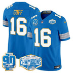 DET 2024 NFC North Division Champions Patch Gold Trim Vapor Limited Jersey