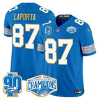 DET 2024 NFC North Division Champions Patch Gold Trim Vapor Limited Jersey