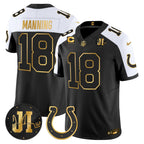 IND 2025 Jim Irsay Patch Gold Vapor Limited Jersey
