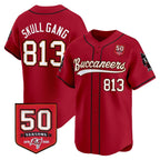 TB 50th Season Patch Vapor Baseball Jersey - All Stitched