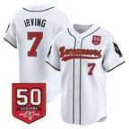 TB 50th Season Patch Vapor Baseball Jersey - All Stitched