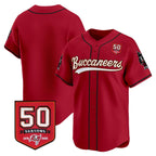 TB 50th Season Patch Vapor Baseball Jersey - All Stitched