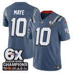 NE 6-Time Champions Patch Vapor Limited Jersey