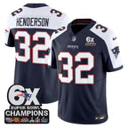 NE 6-Time Champions Patch Vapor Limited Jersey