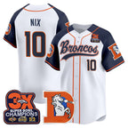 DEN Throwback Vapor Baseball Jersey - All Stitched