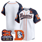 DEN Throwback Vapor Baseball Jersey - All Stitched