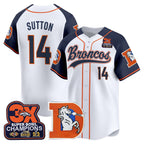 DEN Throwback Vapor Baseball Jersey - All Stitched