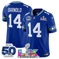SEA "Super Bowl LX & 50th Patch" Vapor Limited Jersey