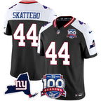NYG 100th Season & State Patch Vapor Limited Jersey