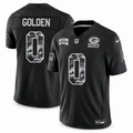 Men's Matthew Golden Green Bay Packers 2026 Salute to Service Stitched Limited Jersey - Black