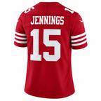 Men's Jauan Jennings #15 San Francisco 49ers Team Vapor F.U.S.E. Stitched Limited Jersey