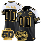 SEA 50th & NFC West Champions Patch Vapor Limited Jersey