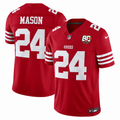 Men's Jordan Mason San Francisco 49ers Team Vapor F.U.S.E. Stitched Limited Jersey
