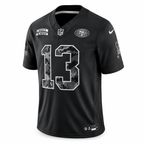 Men’s Brock Purdy #13 San Francisco 49ers 2026 Salute to Service Stitched Limited Jersey – Black