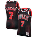 Toni Kukoc Chicago Bulls 1995/96 Black Hardwood Classics Swingman Basketball Jersey