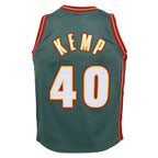 Shawn Kemp Seattle Supersonics Mitchell & Ness 1996-96 Green NBA Swingman Hardwood Classics Jersey