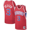 Philadelphia 76ers Allen Iverson Red 1996-97 Hardwood Classics Swingman Jersey