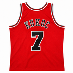 Mens Chicago Bulls Toni Kukoc Mitchell & Ness Red 1997-98 Hardwood Classics Swingman Jersey