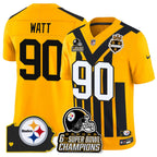 PIT 6-Time Champions Patch Vapor Limited Jersey