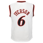 Philadelphia 76ers Allen Iverson Mitchell & Ness White 2002 Hardwood Classics Swingman Jersey