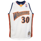 Stephen Curry Golden State Warriors Mitchell & Ness White 2009-10 Hardwood Classics Swingman Jersey
