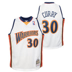 Stephen Curry Golden State Warriors Mitchell & Ness White 2009-10 Hardwood Classics Swingman Jersey