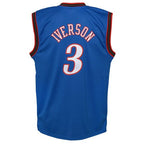 Philadelphia 76ers Allen Iverson Mitchell & Ness Blue 1999-2000 Hardwood Classics Swingman Jersey
