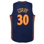 Stephen Curry Golden State Warriors Mitchell & Ness Navy Blue 2009-10 Hardwood Classics Swingman Jersey