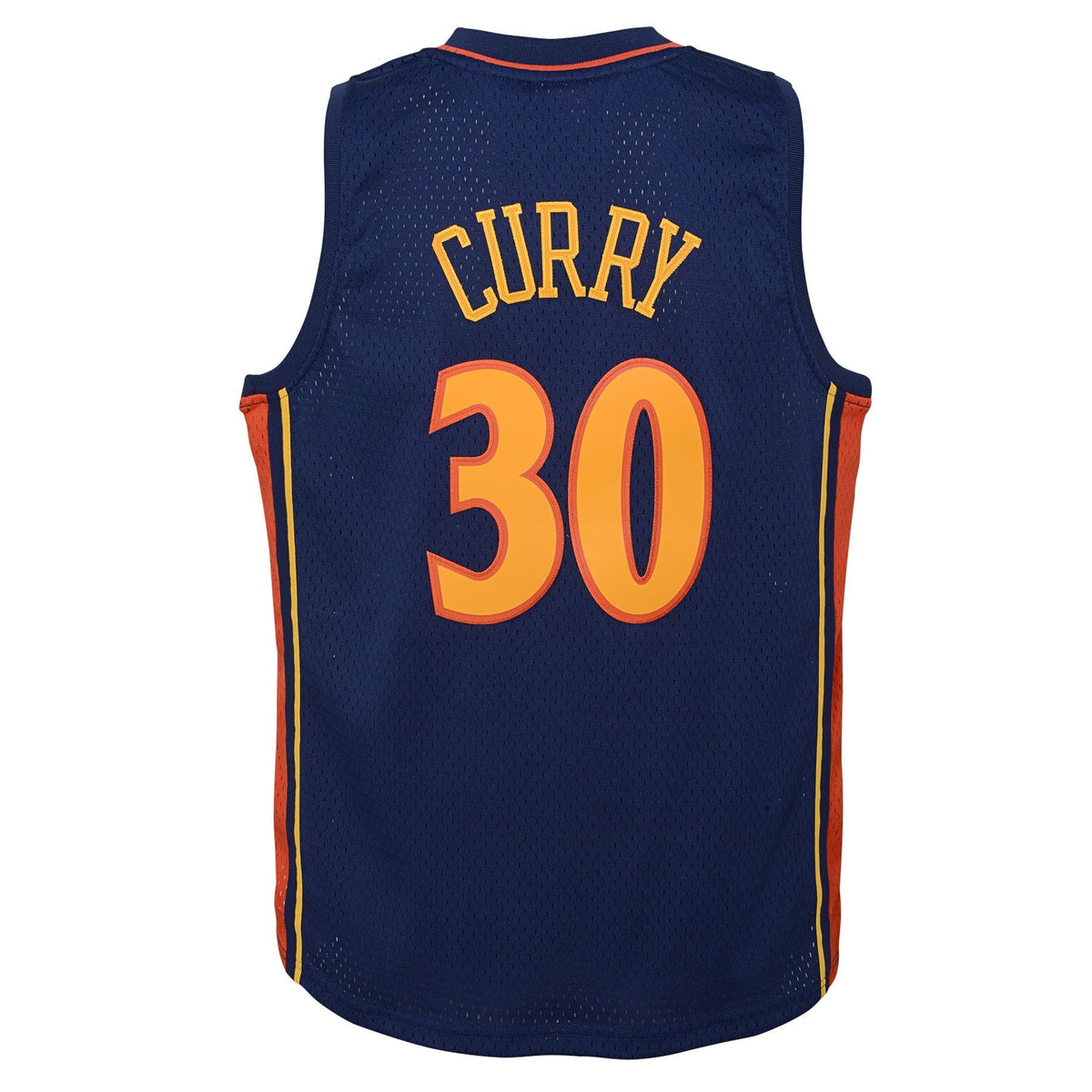 Stephen Curry Golden State Warriors Mitchell & Ness Navy Blue 2009-10 Hardwood Classics Swingman Jersey